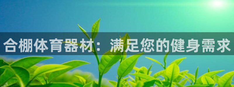 尊龙凯时登陆入口：合棚体育器材：满足您的健身需求